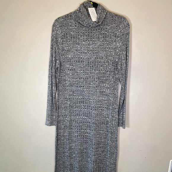 NWT Mudpie Frankie Long Turtleneck Knit Dress - Picture 5 of 9